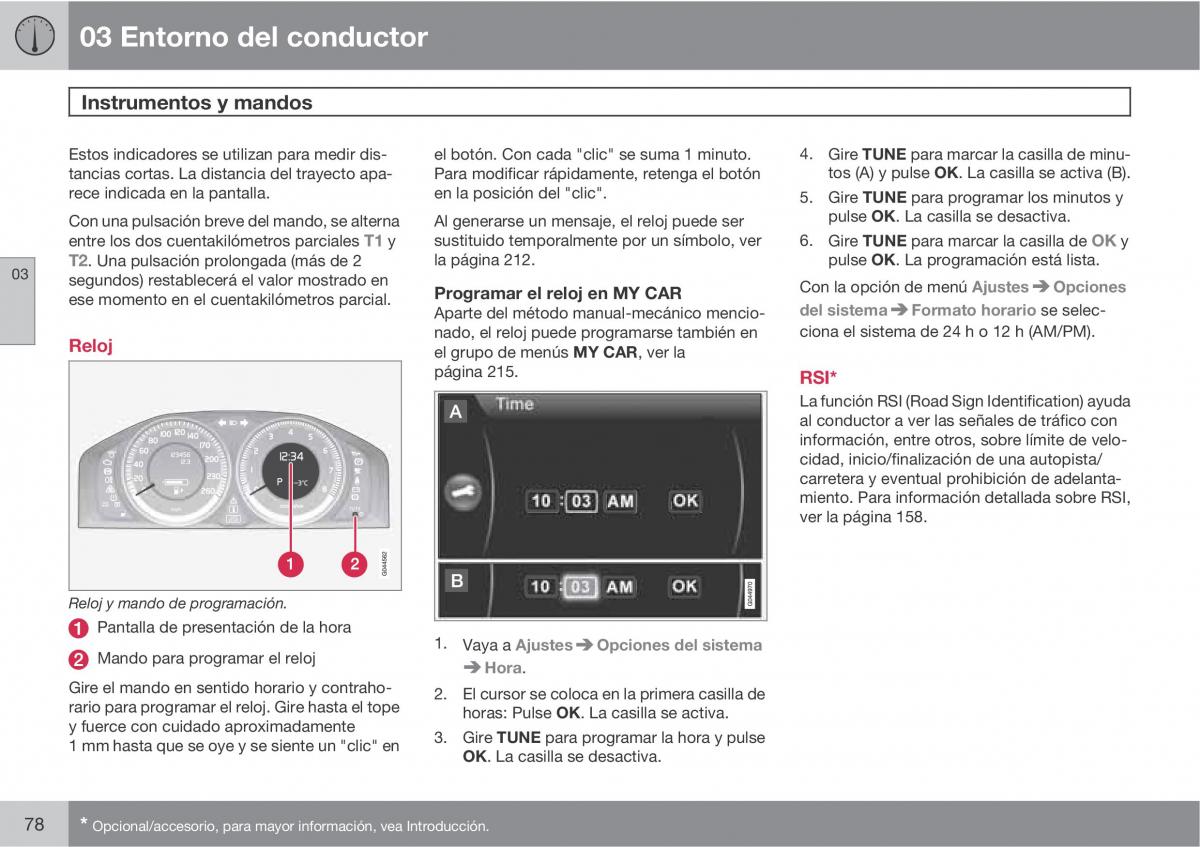 Volvo V70 III 3 manual del propietario / page 80