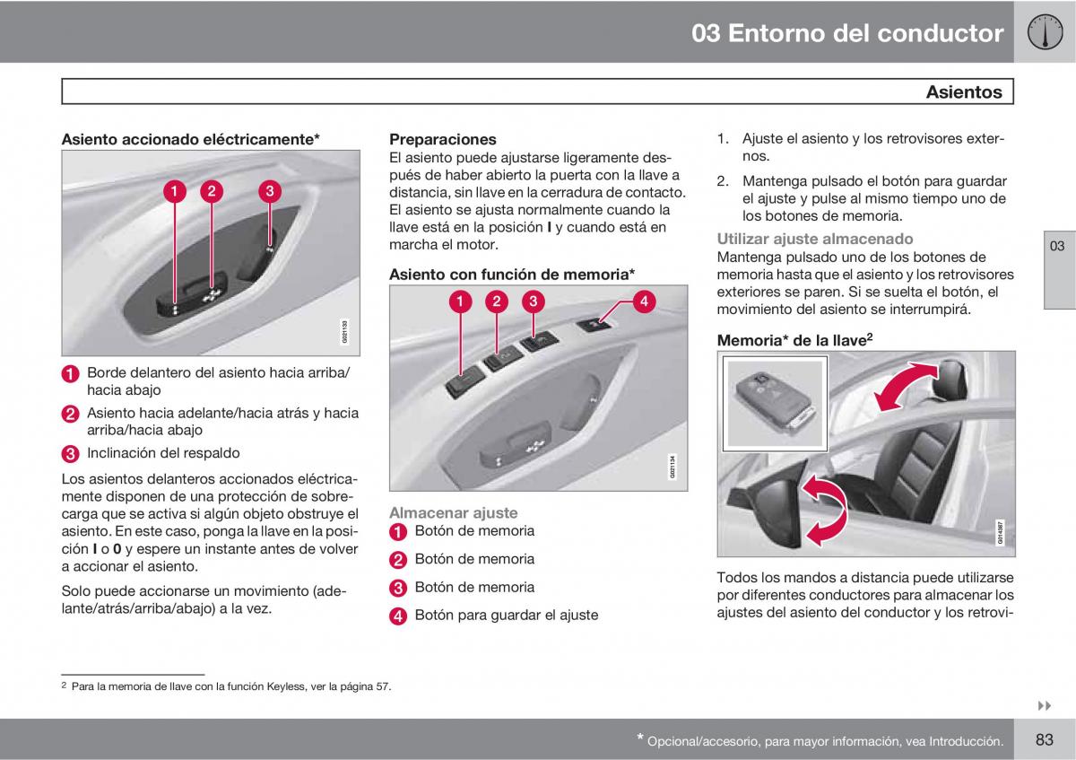 Volvo V70 III 3 manual del propietario / page 85