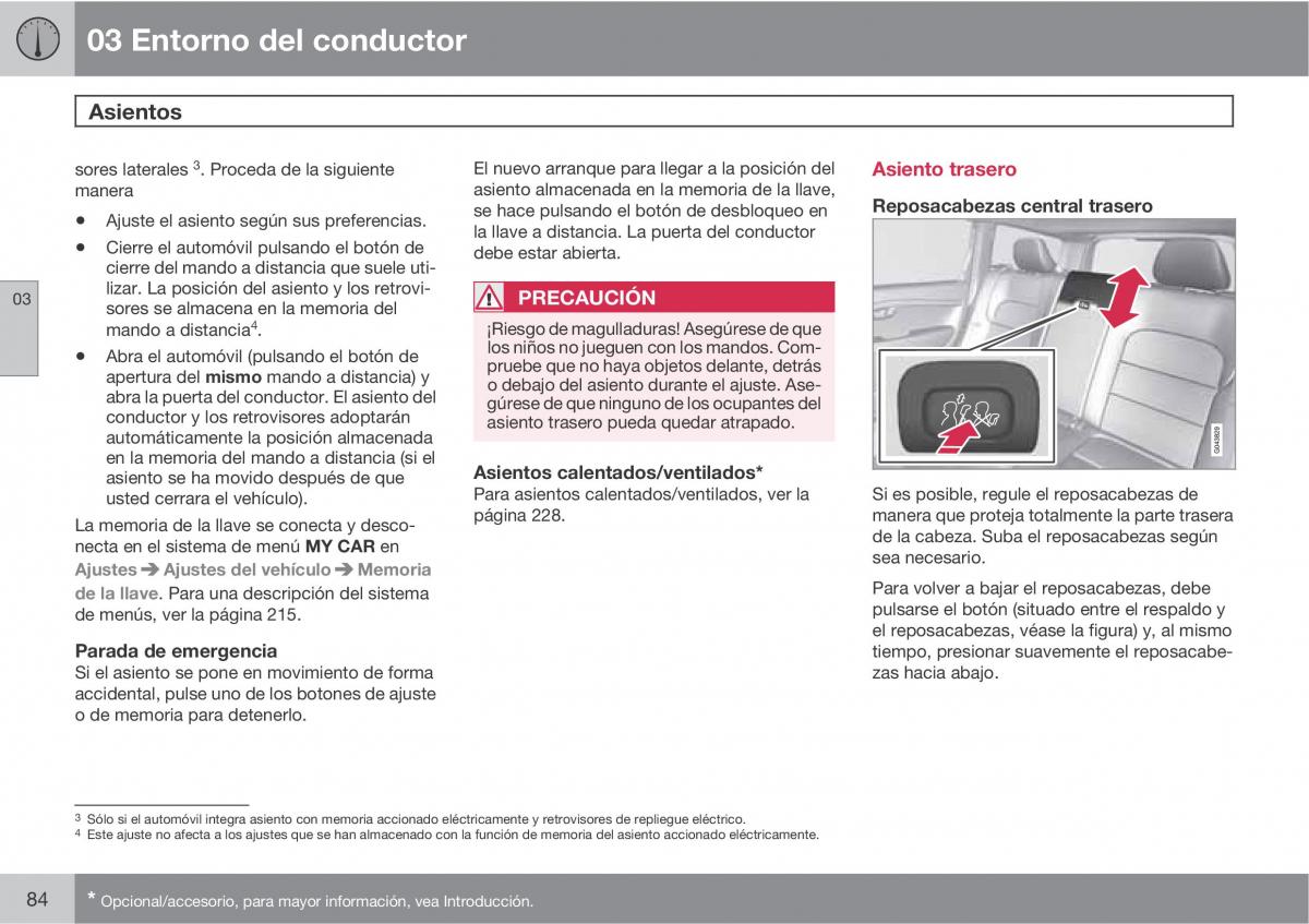 Volvo V70 III 3 manual del propietario / page 86