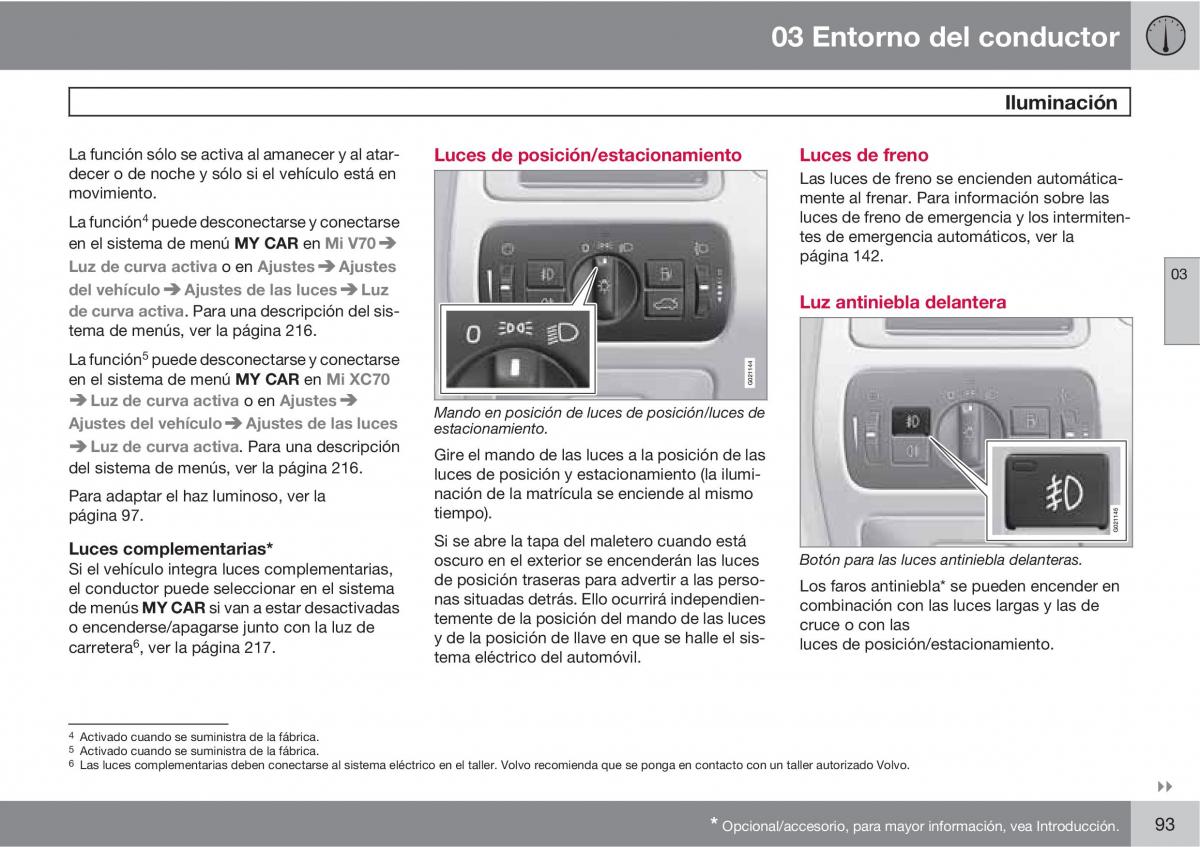 Volvo V70 III 3 manual del propietario / page 95