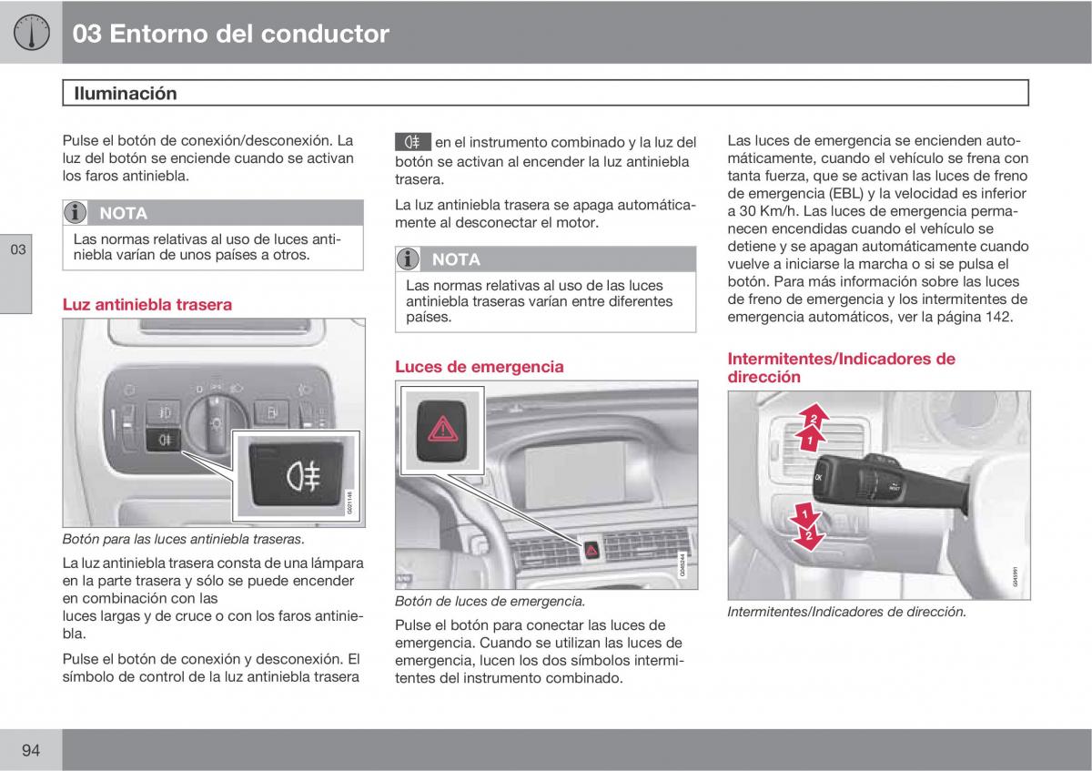 Volvo V70 III 3 manual del propietario / page 96