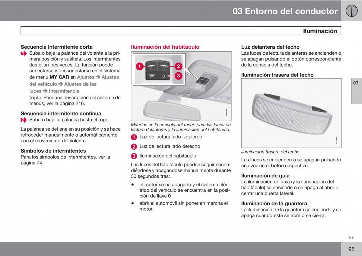 Volvo V70 III 3 manual del propietario / page 97