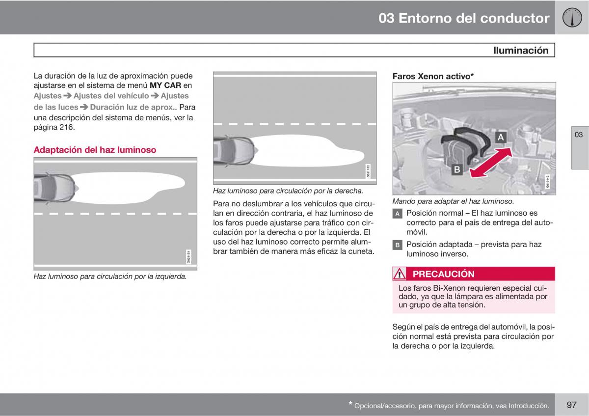 Volvo V70 III 3 manual del propietario / page 99