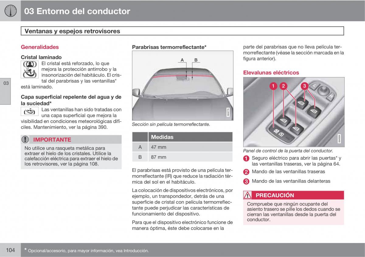 Volvo V70 III 3 manual del propietario / page 106