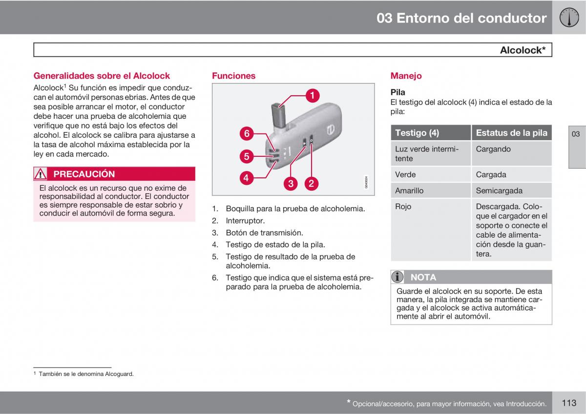 Volvo V70 III 3 manual del propietario / page 115