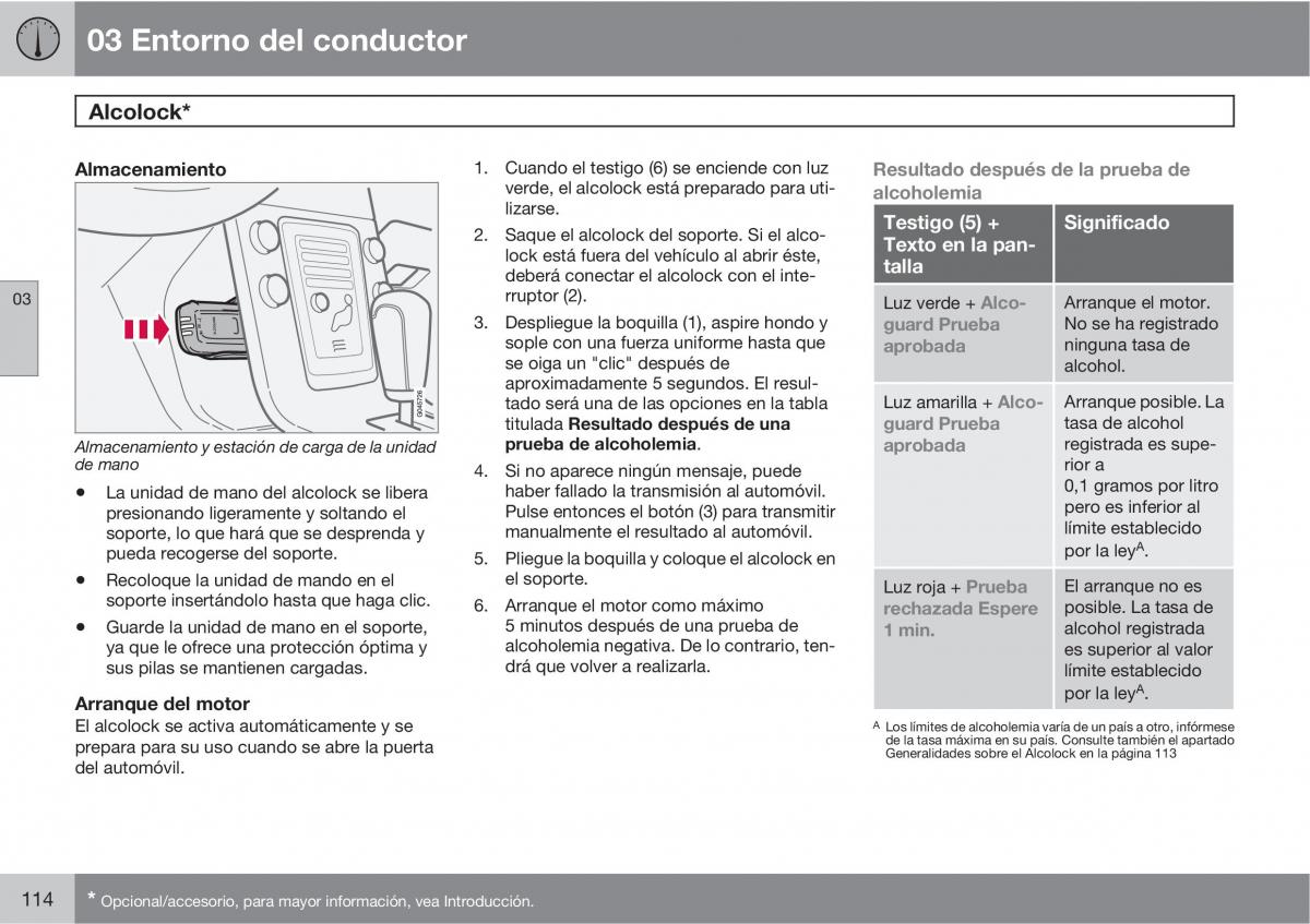 Volvo V70 III 3 manual del propietario / page 116