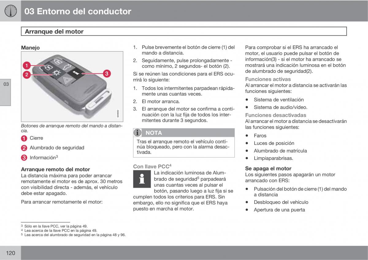 Volvo V70 III 3 manual del propietario / page 122