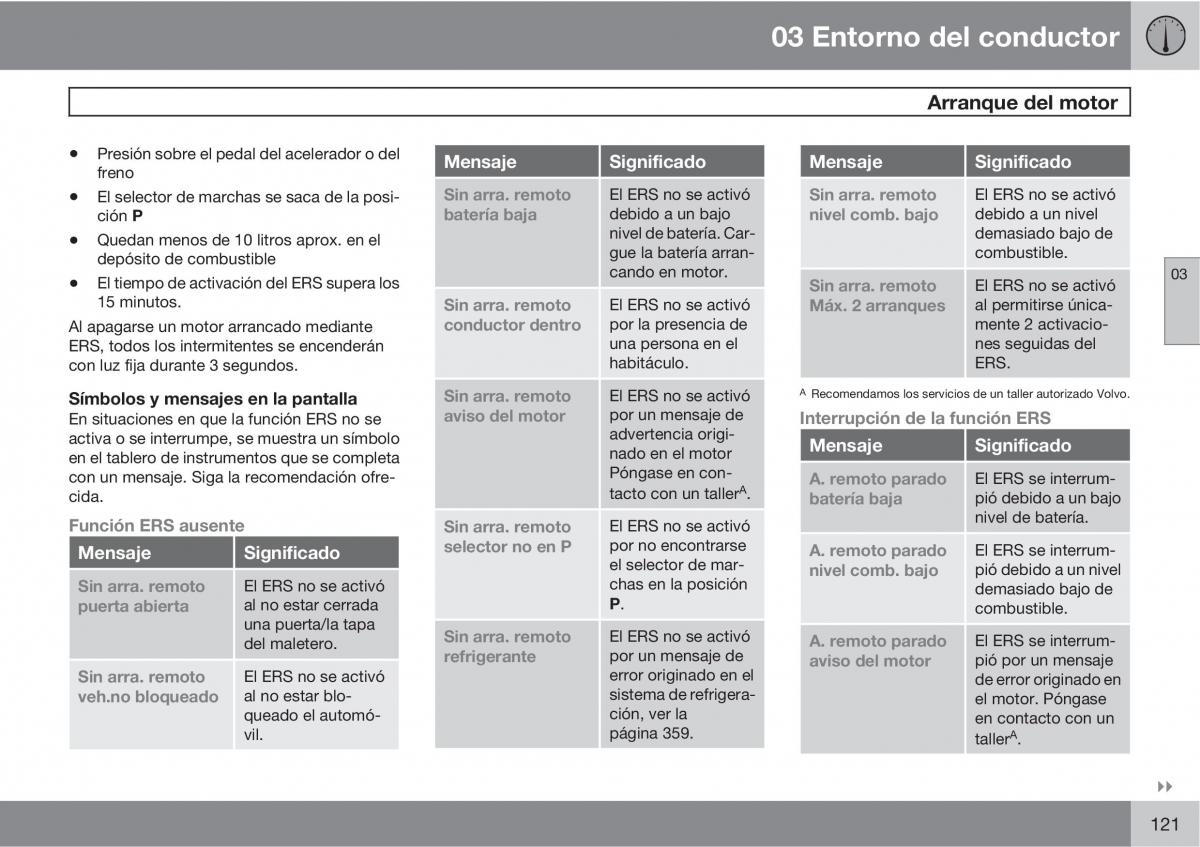 Volvo V70 III 3 manual del propietario / page 123