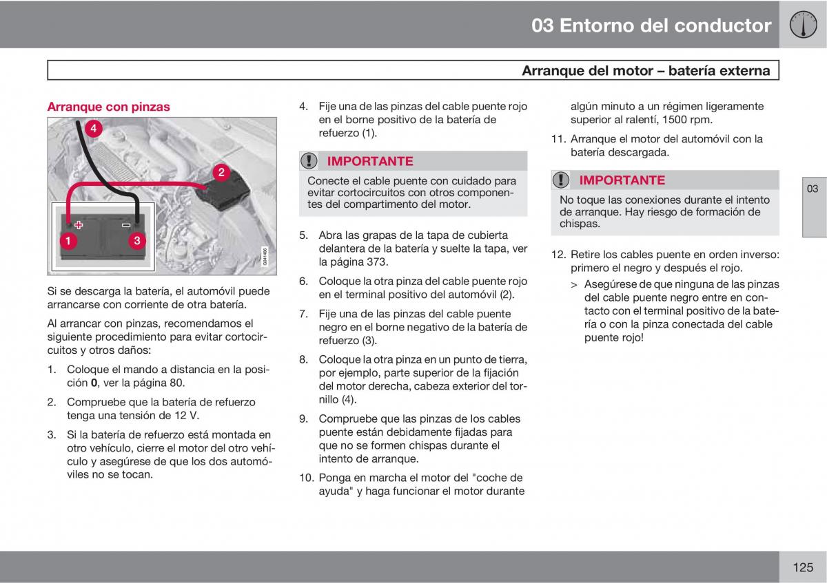 Volvo V70 III 3 manual del propietario / page 127