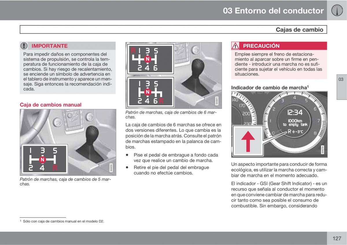 Volvo V70 III 3 manual del propietario / page 129