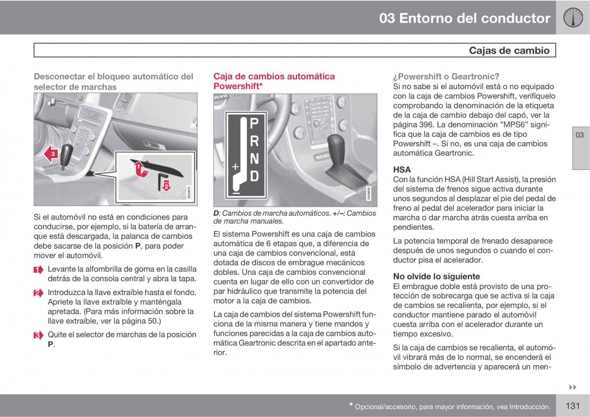 Volvo V70 III 3 manual del propietario / page 133