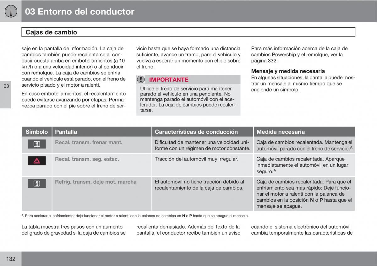 Volvo V70 III 3 manual del propietario / page 134