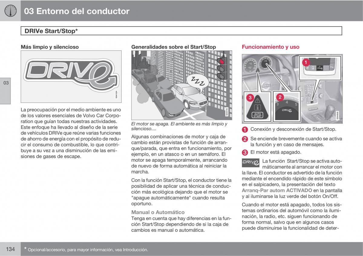 Volvo V70 III 3 manual del propietario / page 136