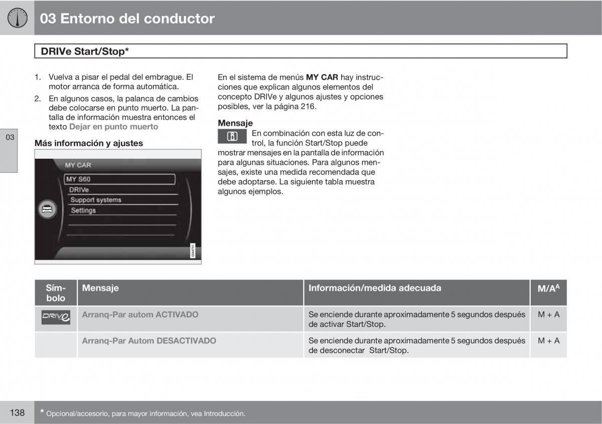 Volvo V70 III 3 manual del propietario / page 140