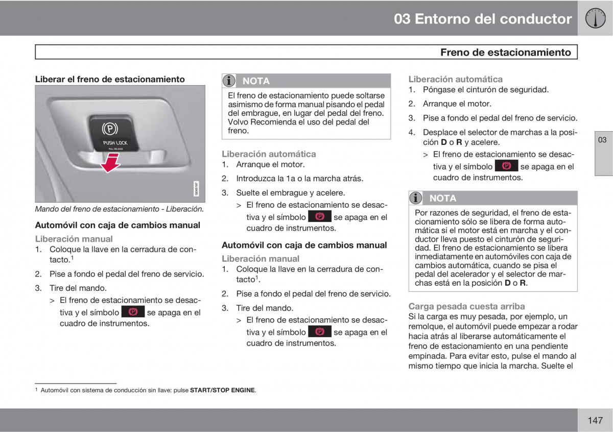 Volvo V70 III 3 manual del propietario / page 149