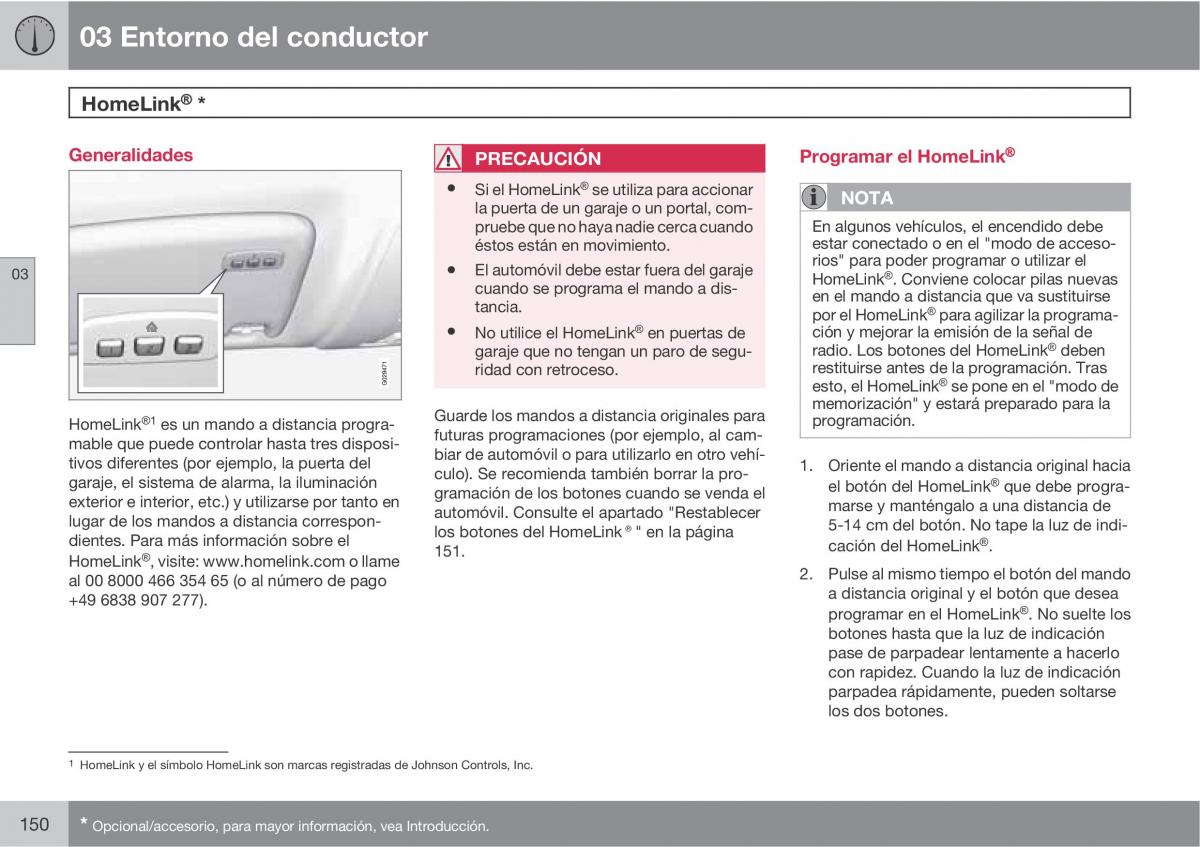 Volvo V70 III 3 manual del propietario / page 152