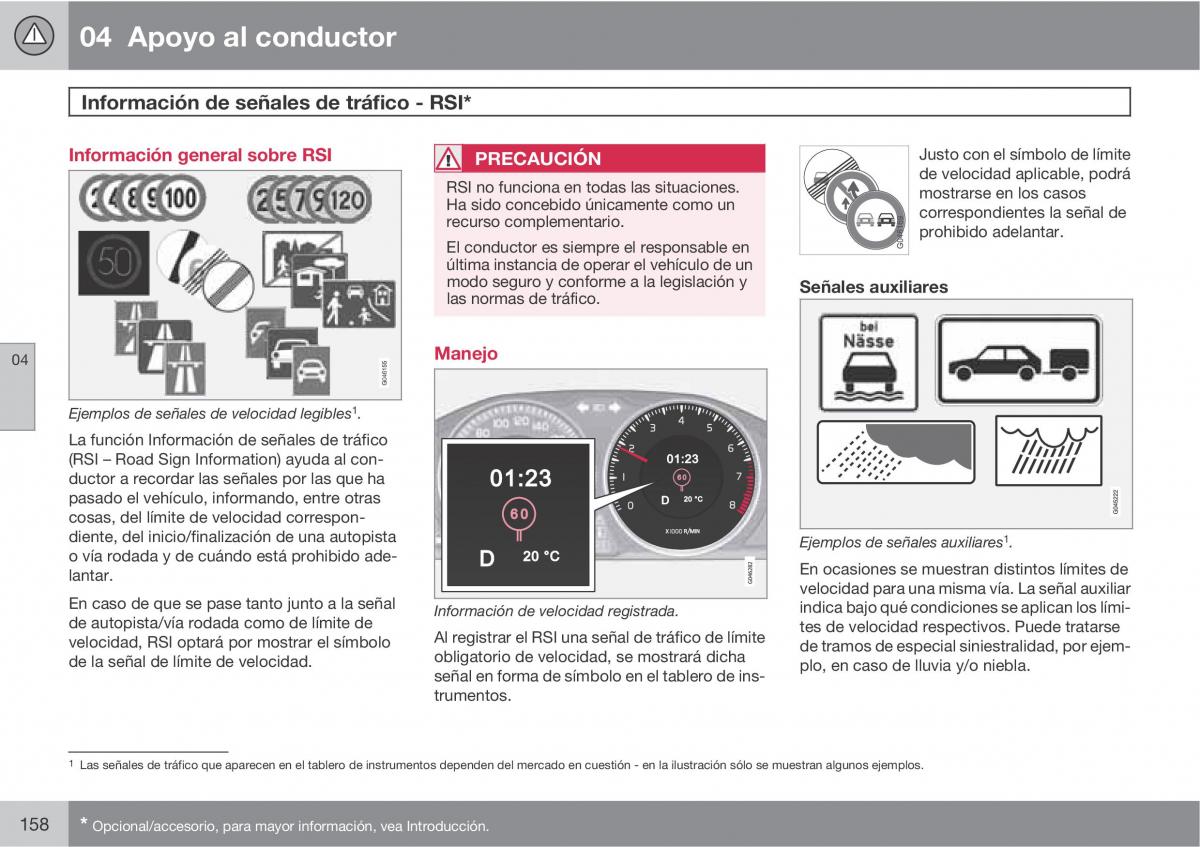 Volvo V70 III 3 manual del propietario / page 160