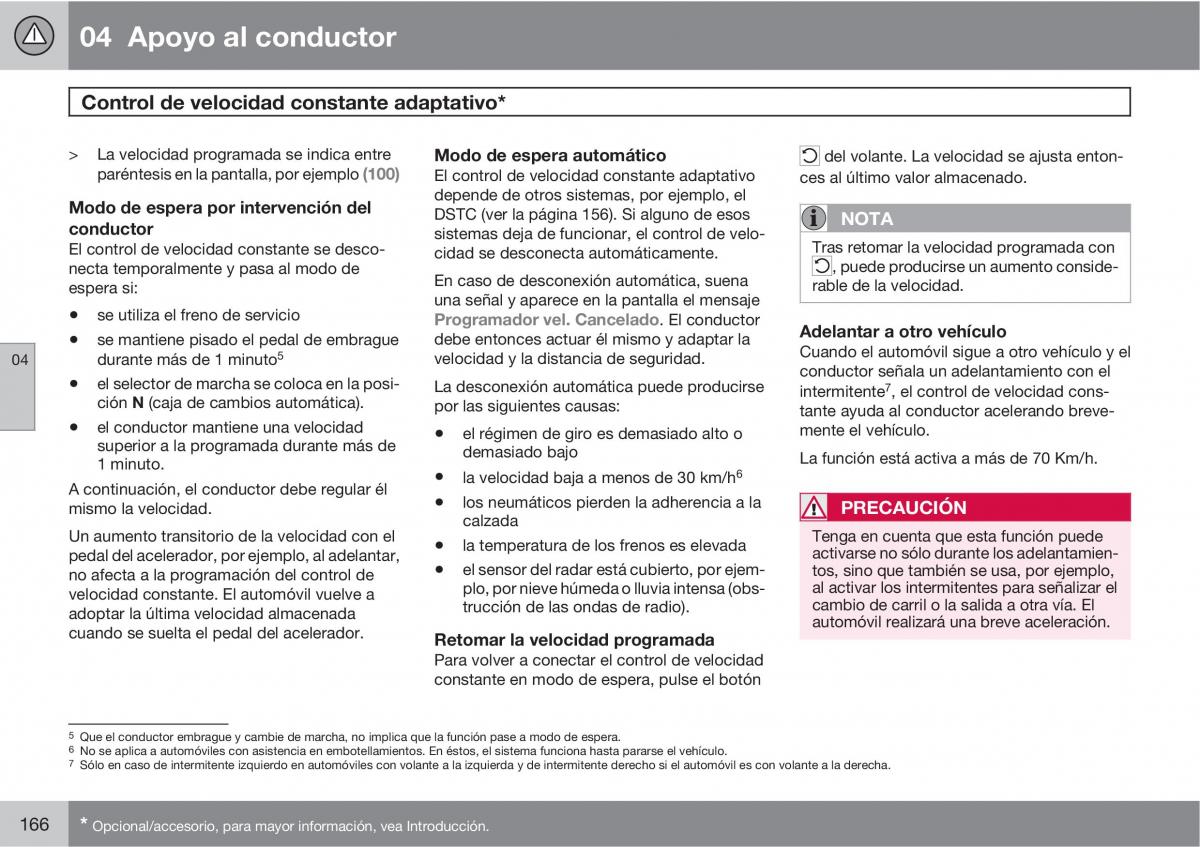 Volvo V70 III 3 manual del propietario / page 168