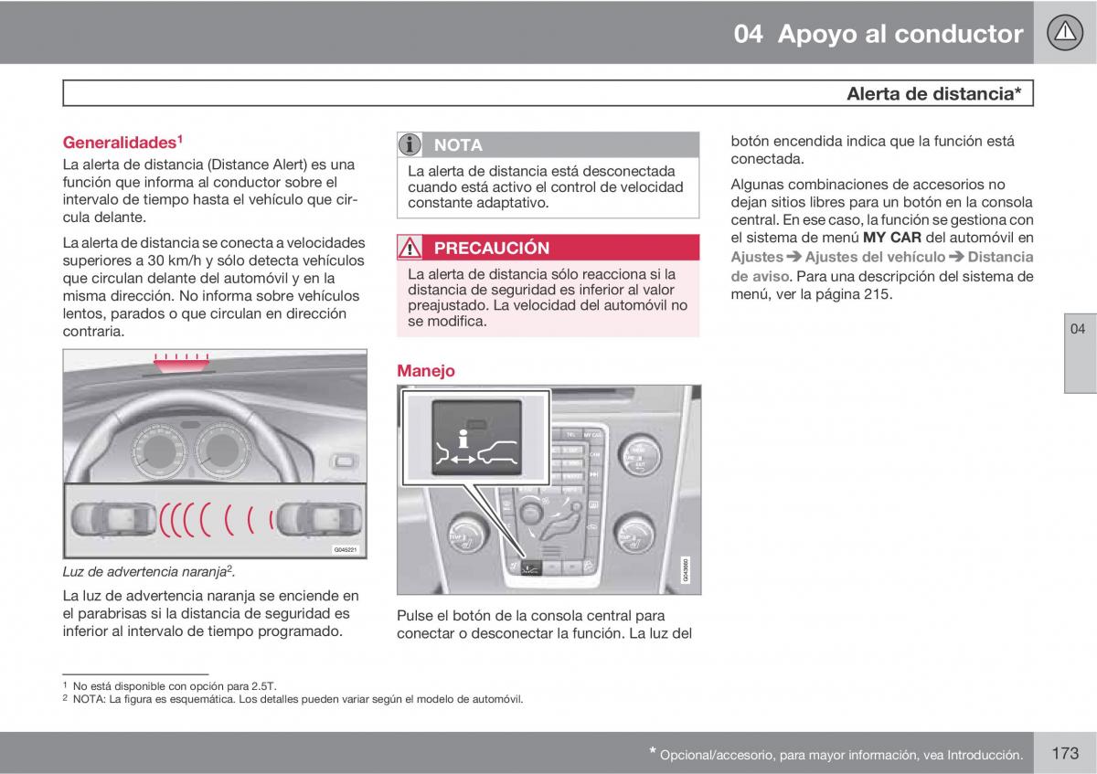 Volvo V70 III 3 manual del propietario / page 175