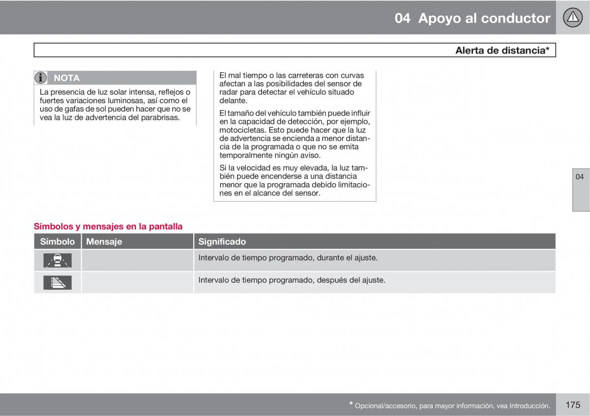 Volvo V70 III 3 manual del propietario / page 177