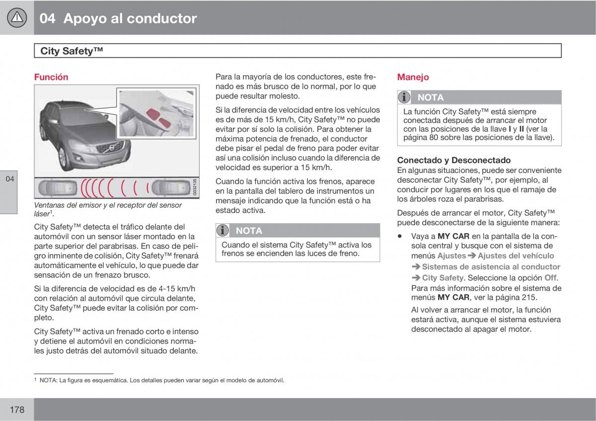 Volvo V70 III 3 manual del propietario / page 180