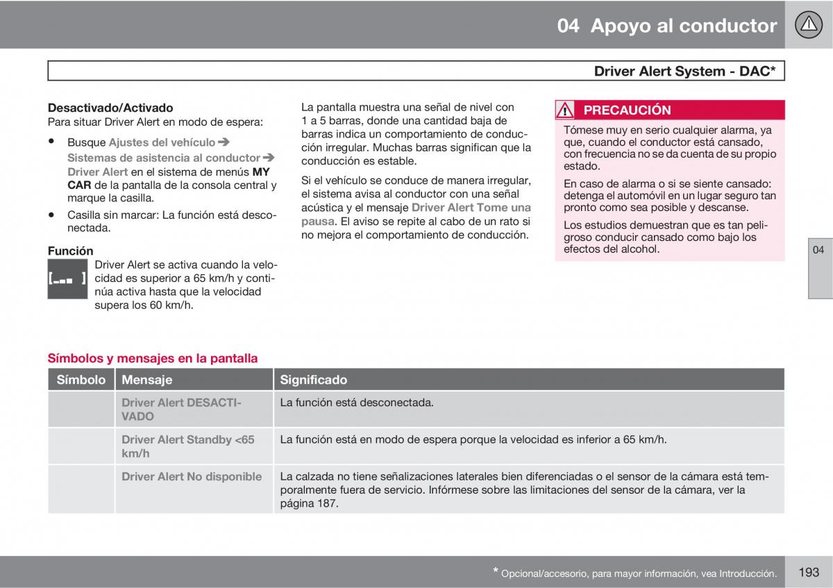 Volvo V70 III 3 manual del propietario / page 195