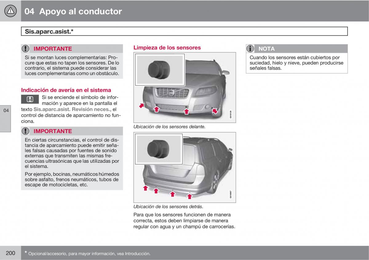 Volvo V70 III 3 manual del propietario / page 202