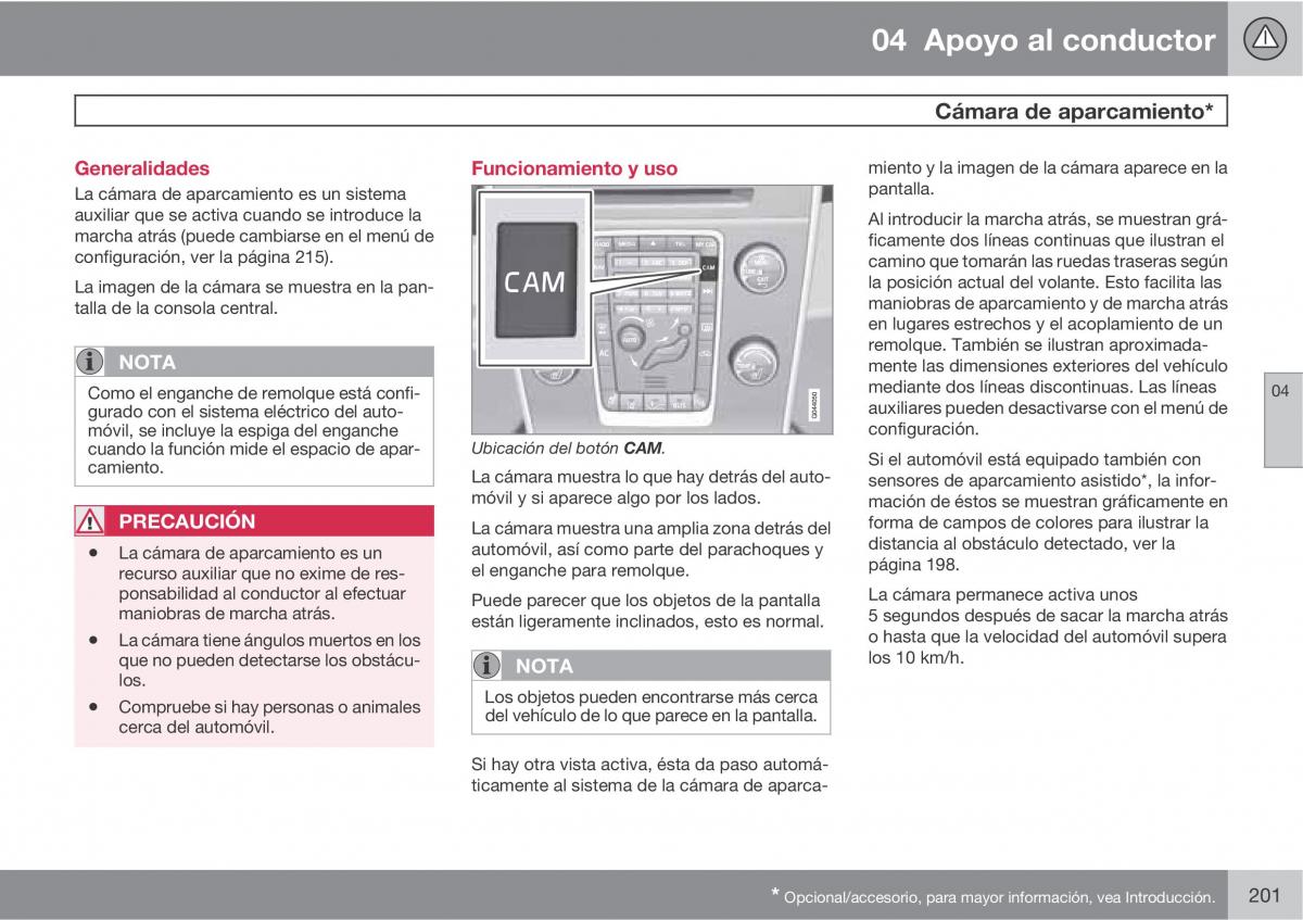 Volvo V70 III 3 manual del propietario / page 203