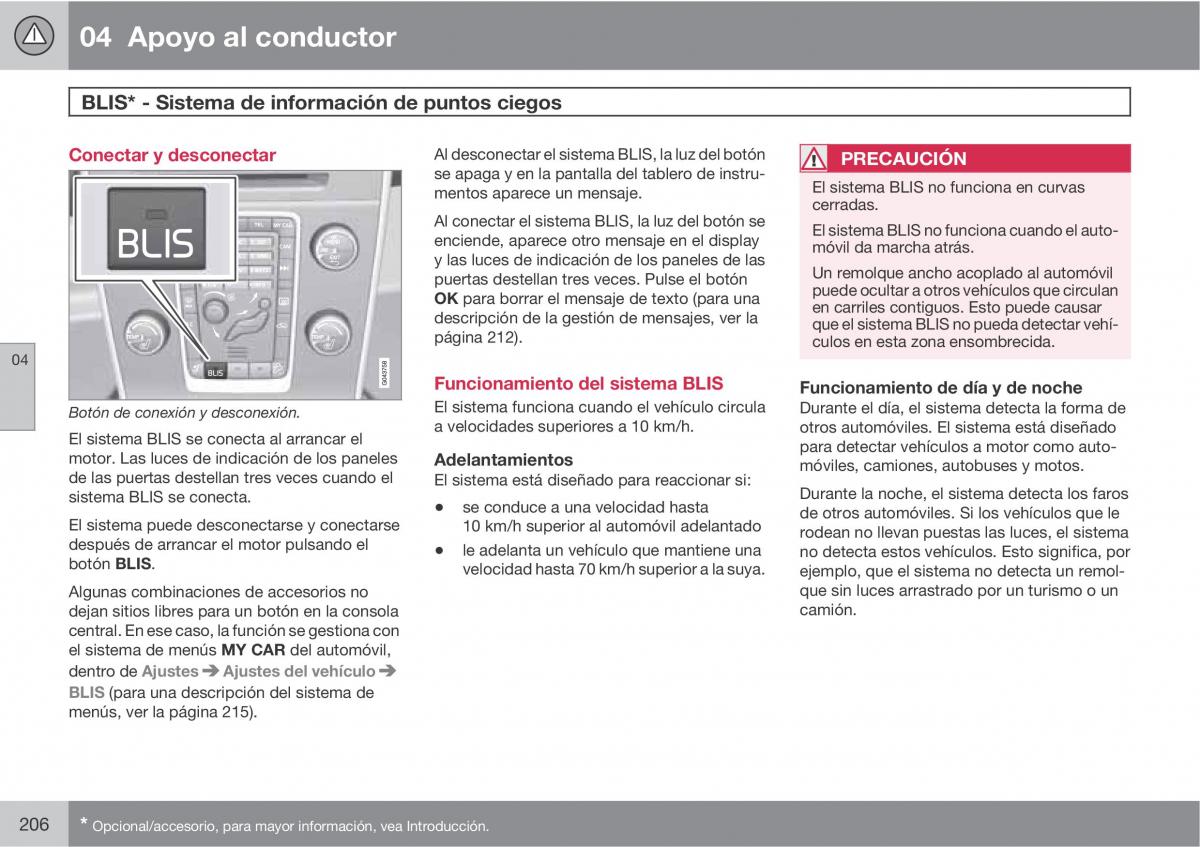 Volvo V70 III 3 manual del propietario / page 208