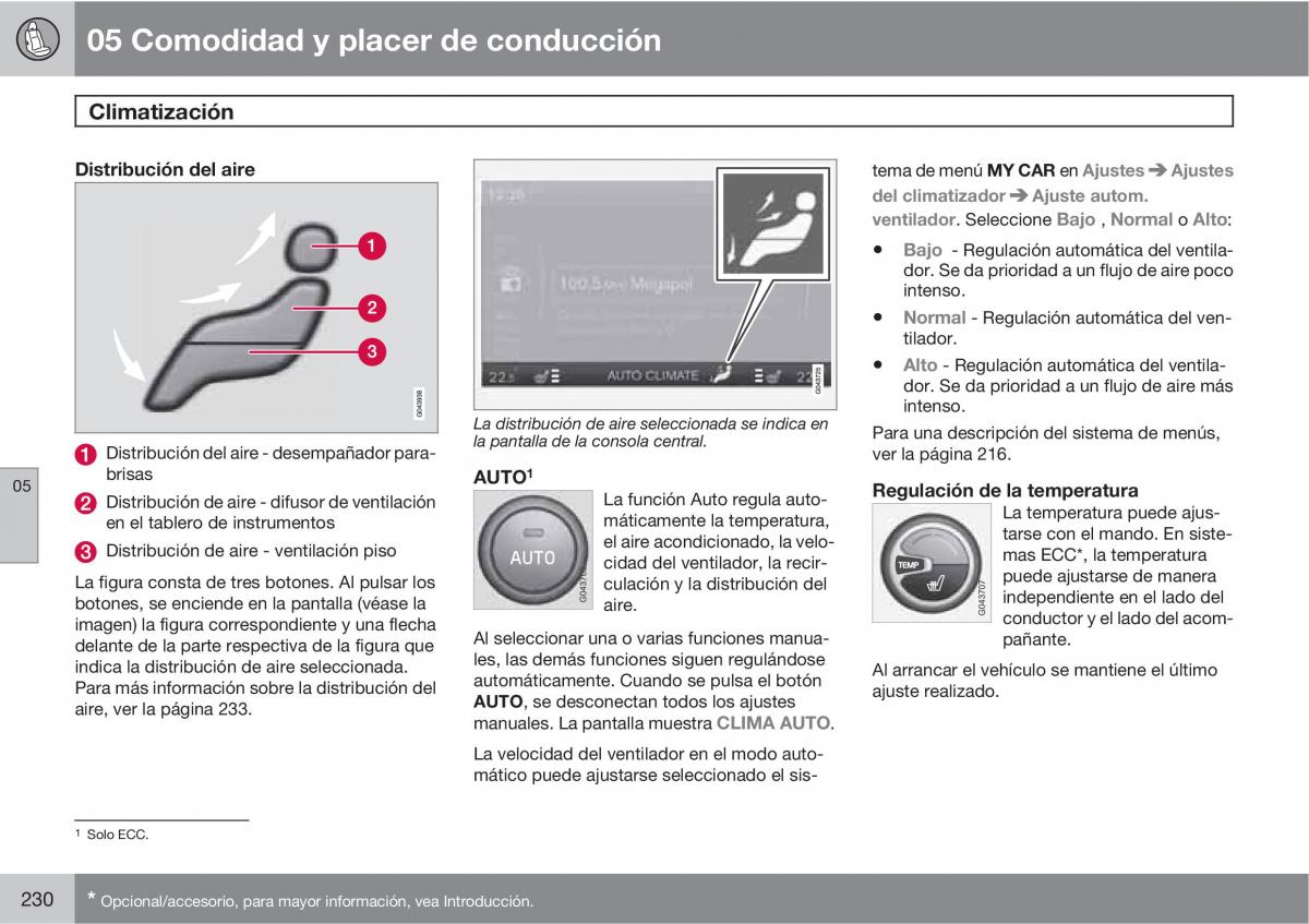 Volvo V70 III 3 manual del propietario / page 232