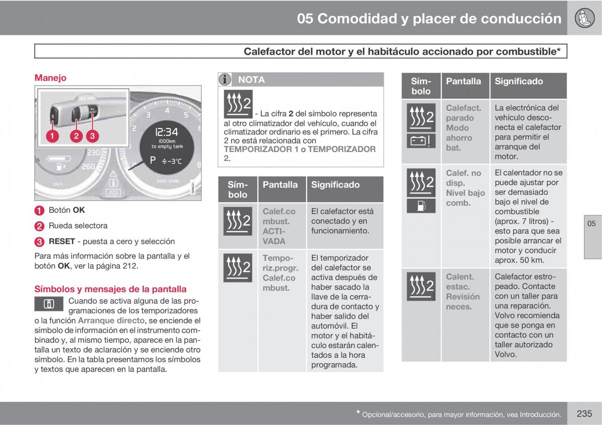 Volvo V70 III 3 manual del propietario / page 237