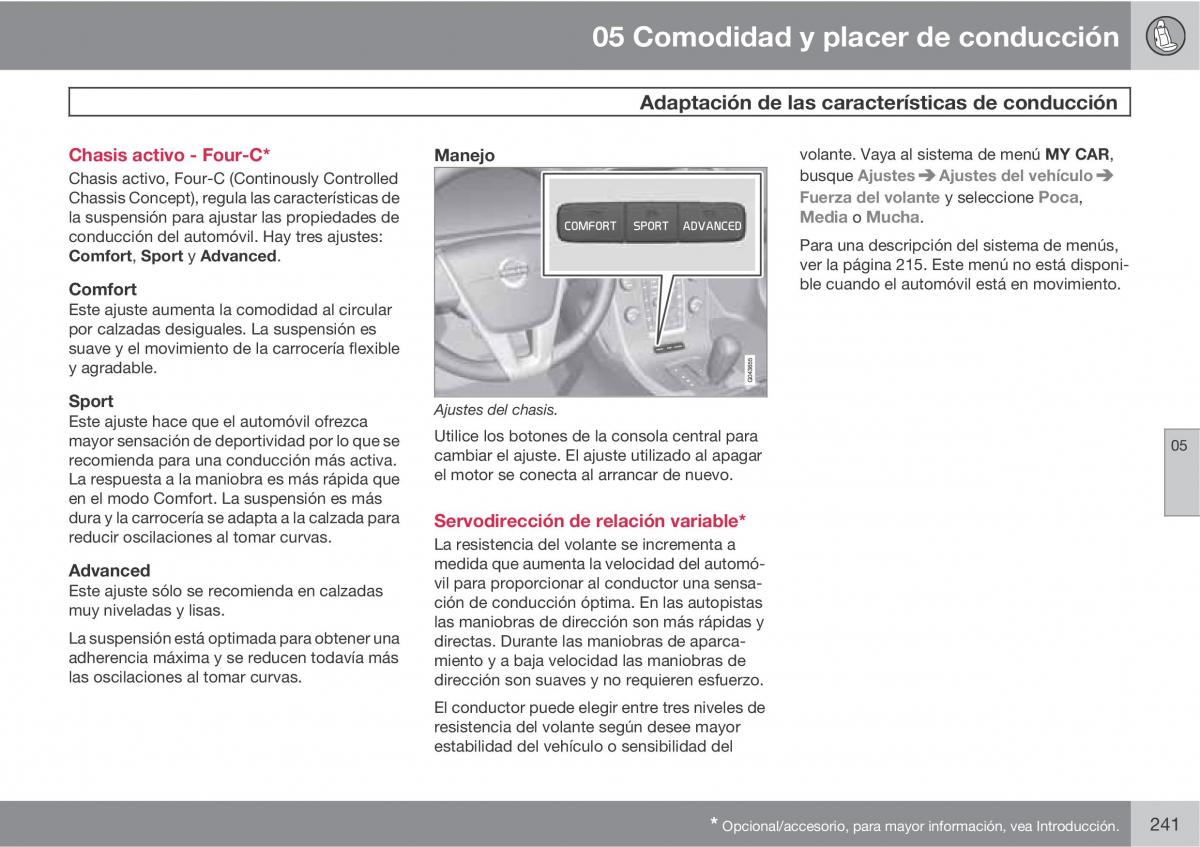 Volvo V70 III 3 manual del propietario / page 243