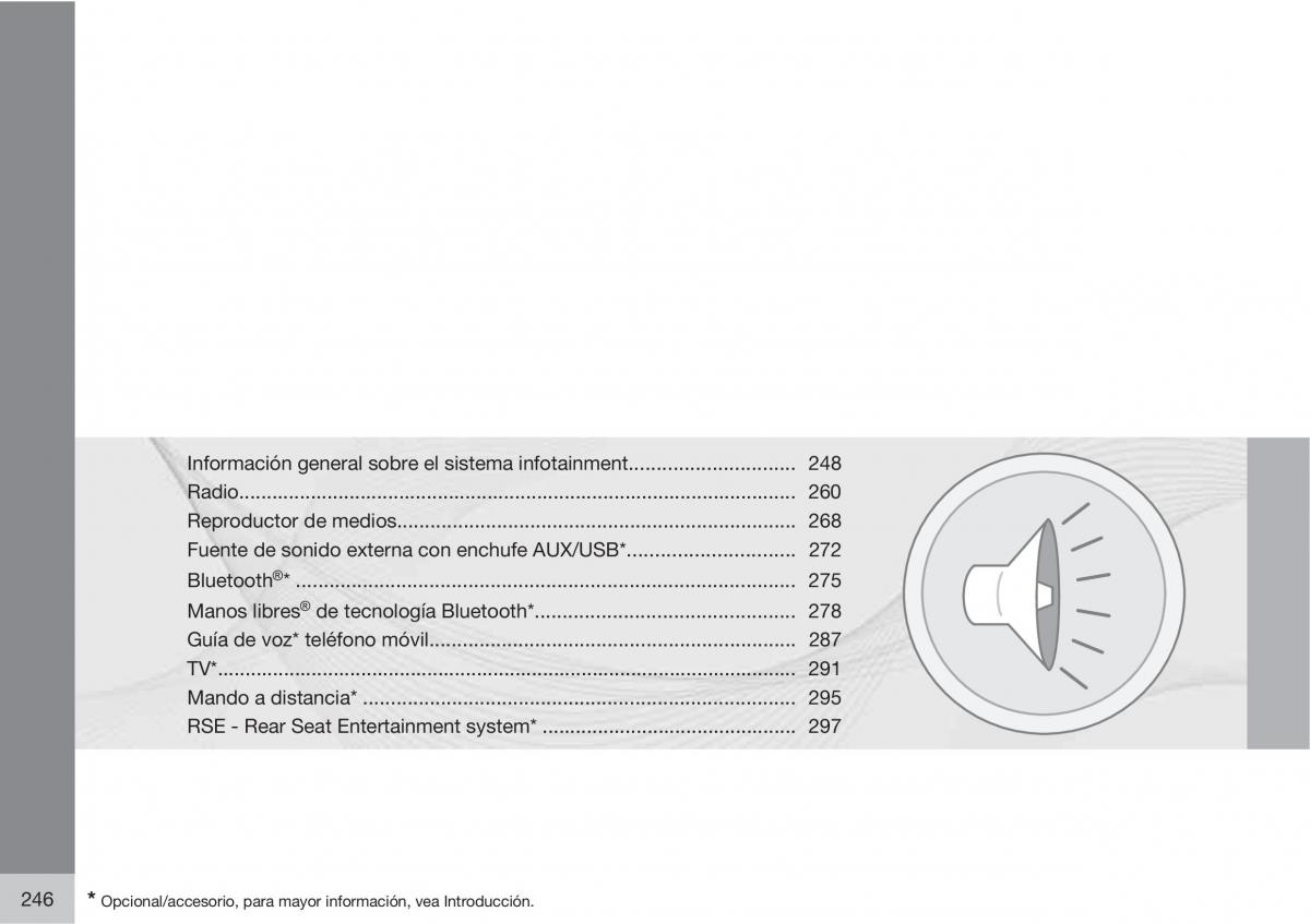 Volvo V70 III 3 manual del propietario / page 248