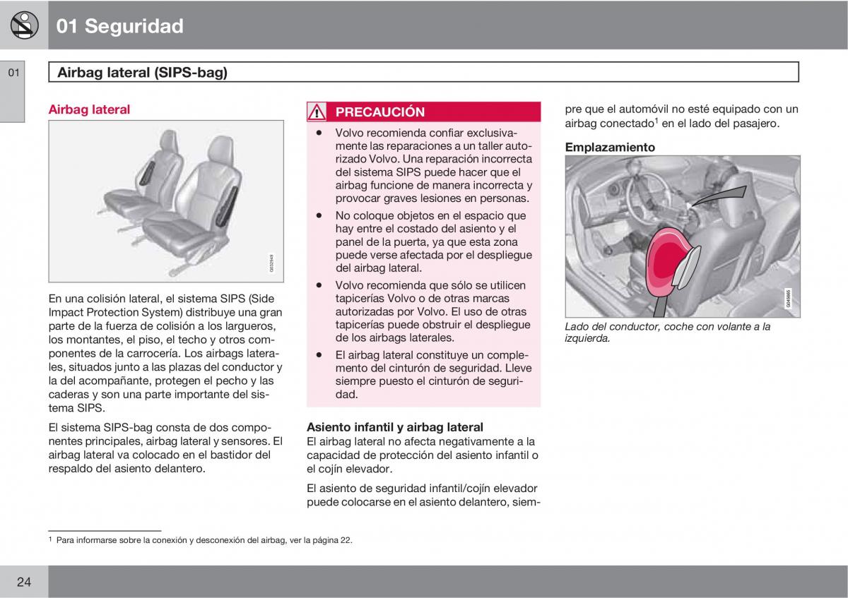 Volvo V70 III 3 manual del propietario / page 26