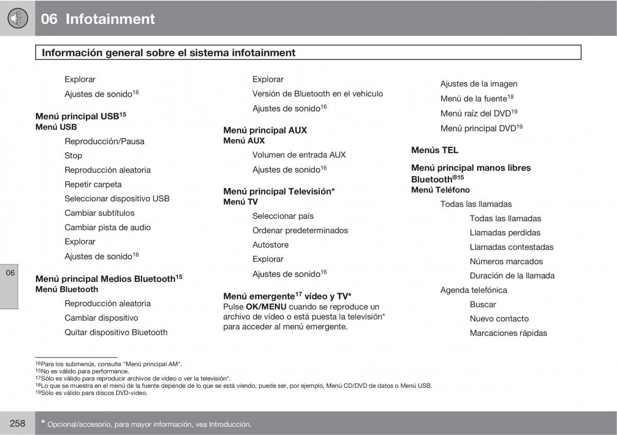 Volvo V70 III 3 manual del propietario / page 260