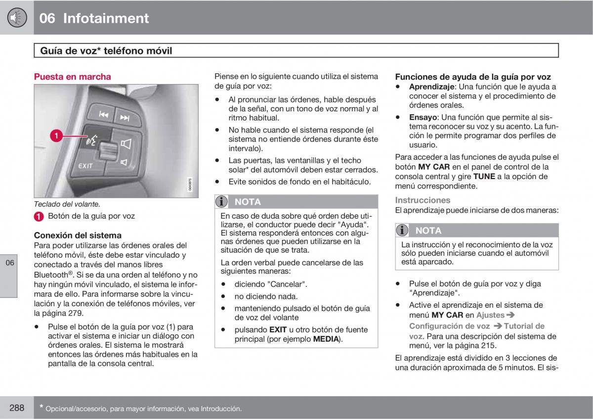 Volvo V70 III 3 manual del propietario / page 290