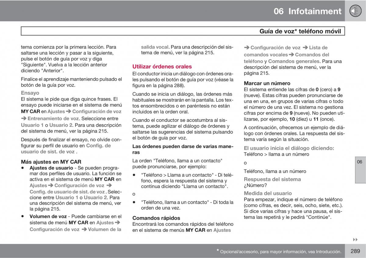 Volvo V70 III 3 manual del propietario / page 291