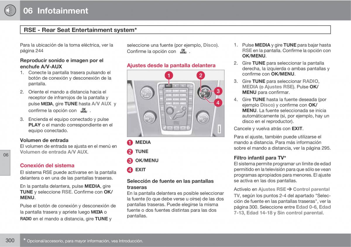 Volvo V70 III 3 manual del propietario / page 302