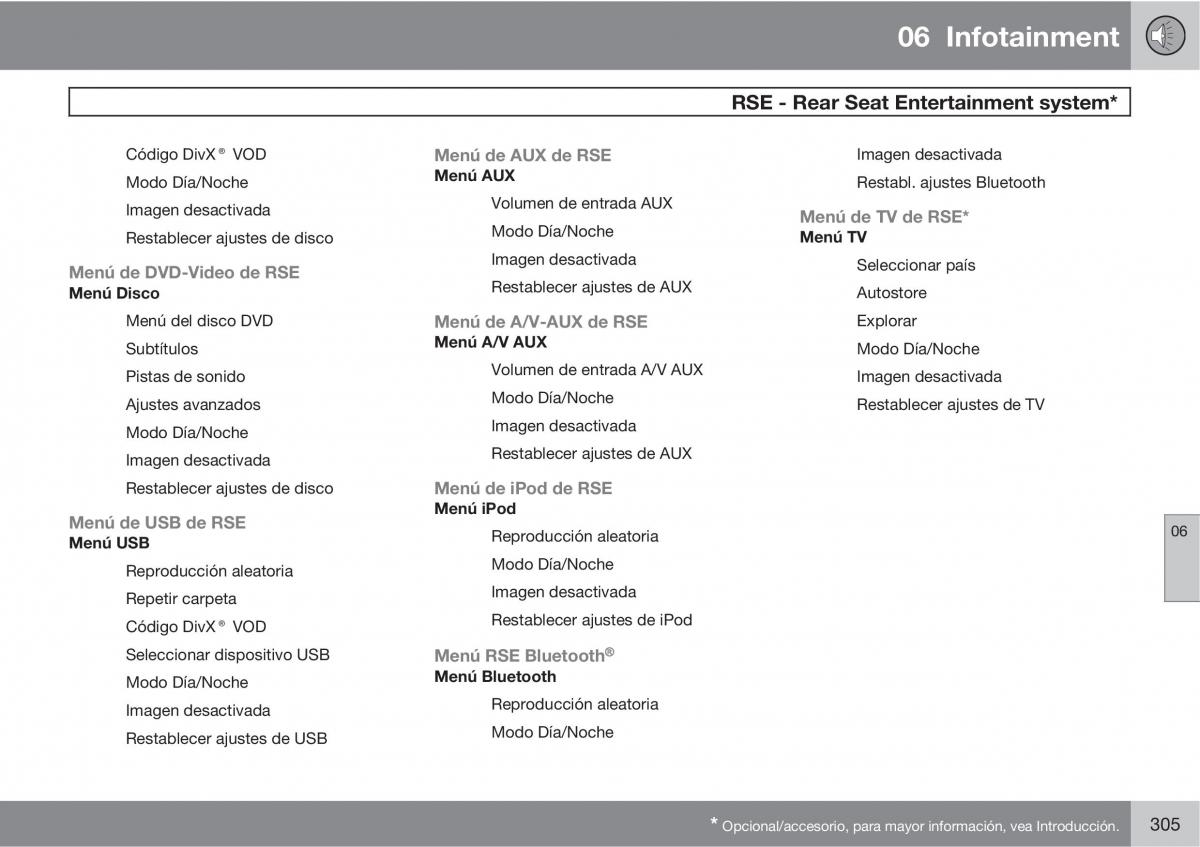 Volvo V70 III 3 manual del propietario / page 307