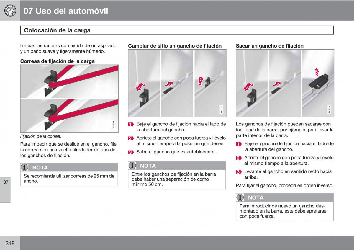 Volvo V70 III 3 manual del propietario / page 320