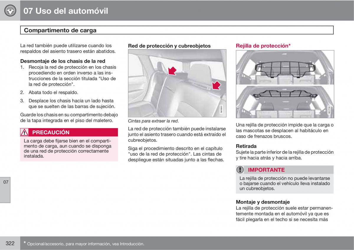 Volvo V70 III 3 manual del propietario / page 324