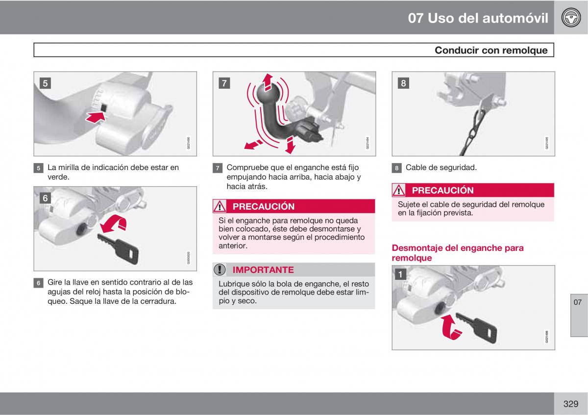 Volvo V70 III 3 manual del propietario / page 331