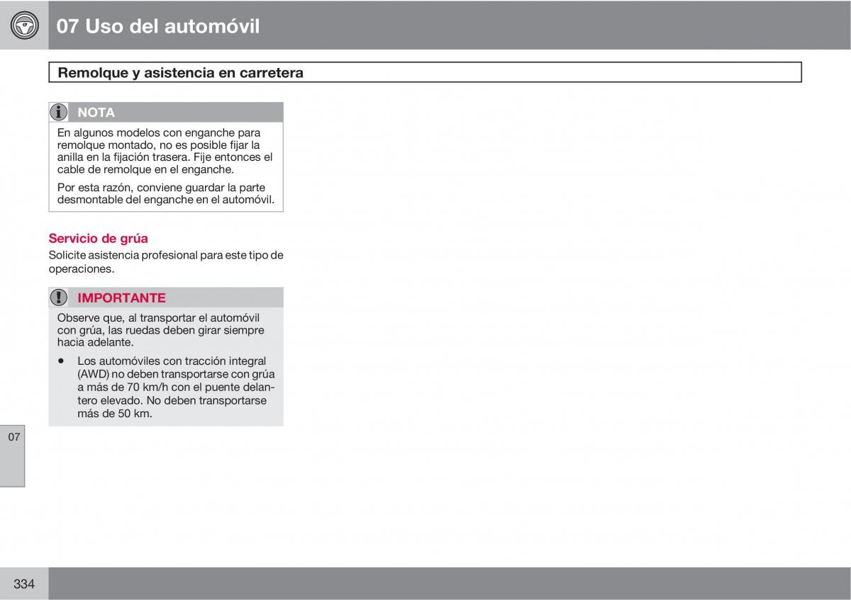 Volvo V70 III 3 manual del propietario / page 336