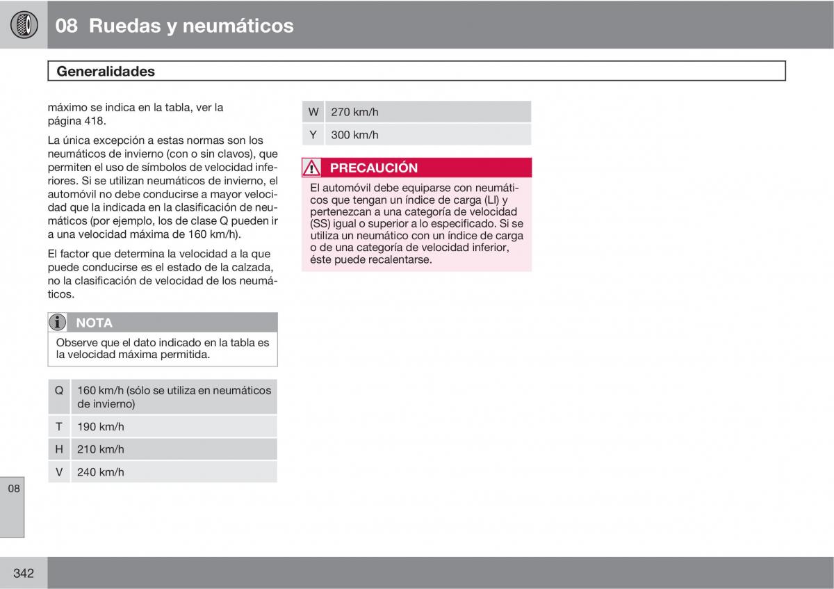Volvo V70 III 3 manual del propietario / page 344