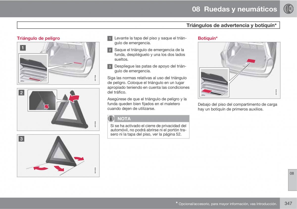 Volvo V70 III 3 manual del propietario / page 349