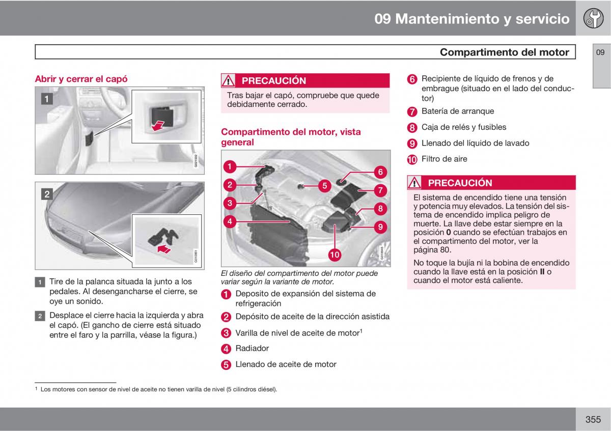 Volvo V70 III 3 manual del propietario / page 357