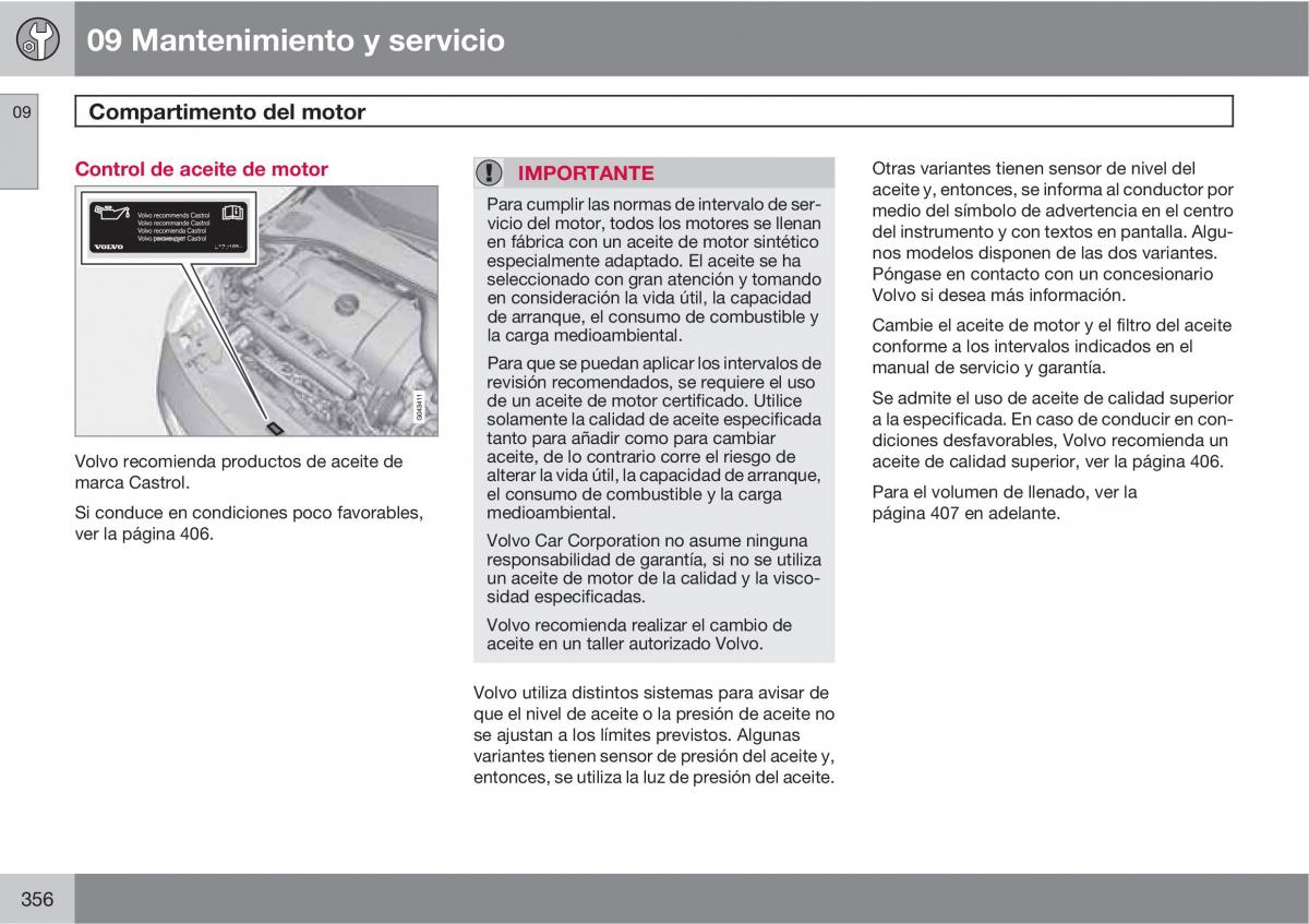 Volvo V70 III 3 manual del propietario / page 358