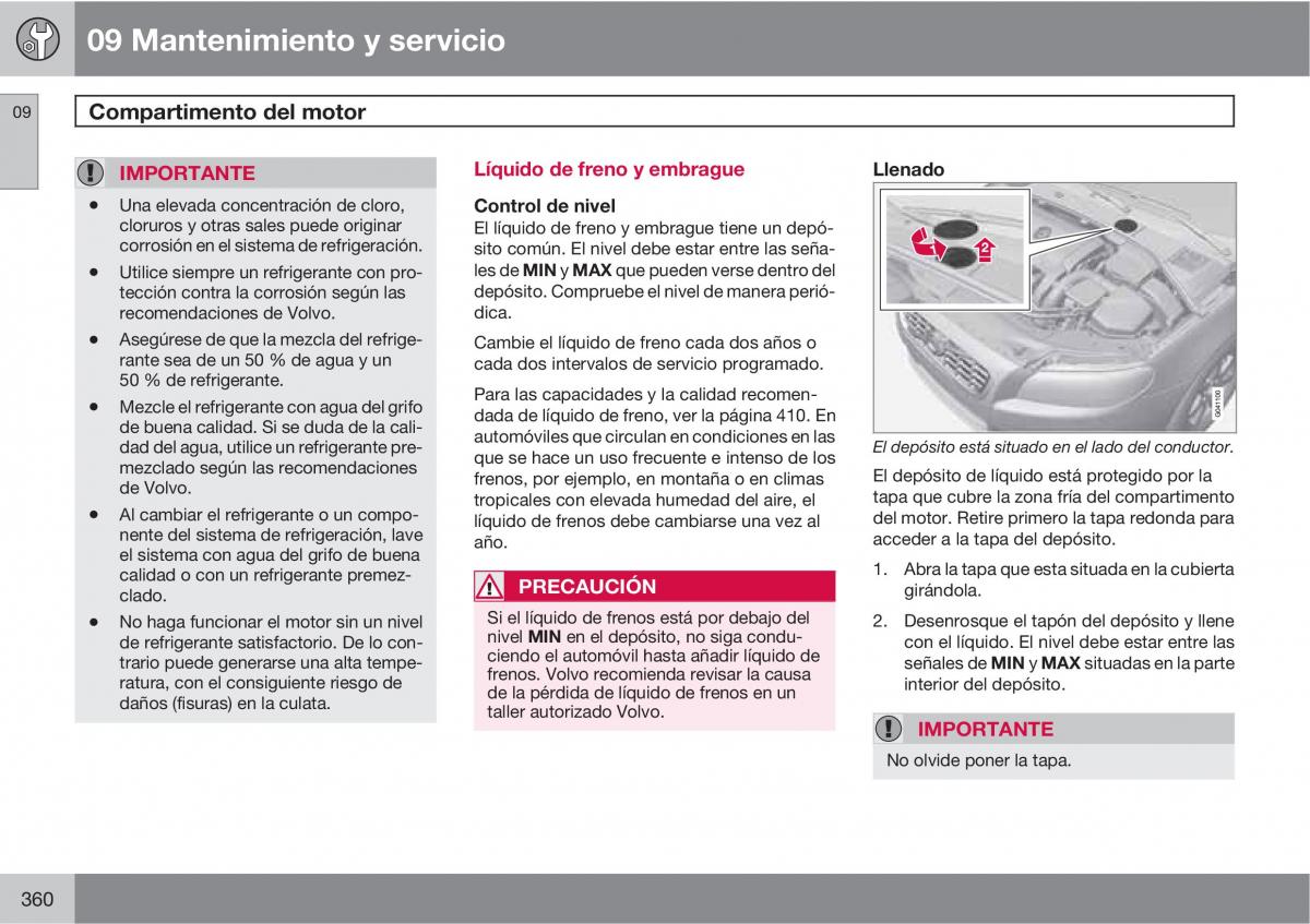 Volvo V70 III 3 manual del propietario / page 362