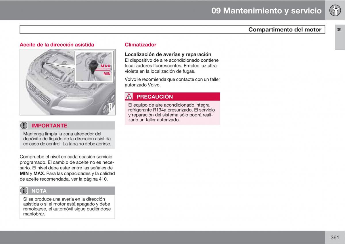 Volvo V70 III 3 manual del propietario / page 363