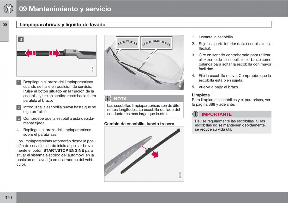 Volvo V70 III 3 manual del propietario / page 372